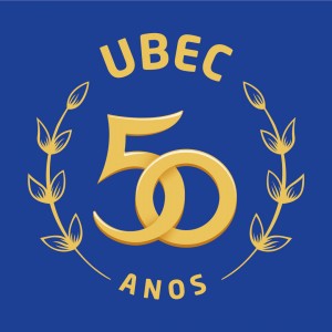 Selo comemorativo de 50 anos da UBEC.