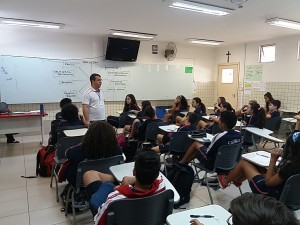 A iniciativa tem como objetivo resgatar os valores humanos e incentivar uma boa convivência nos espaços escolares. Foto: Divulgação/ Comunicação CECB